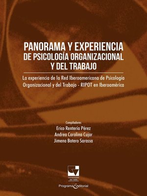 cover image of Panorama y experiencia de Psicología Organizacional y del Trabajo